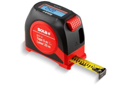 SOLA | Digitální svinovací metr METEC – přesné měření s laserem a Bluetooth