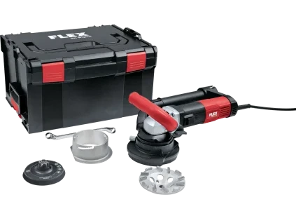Sanační bruska FLEX RE 16-5 115 Kit B-Jet s diamantovým kotoučem, příslušenstvím a kufrem L-BOXX