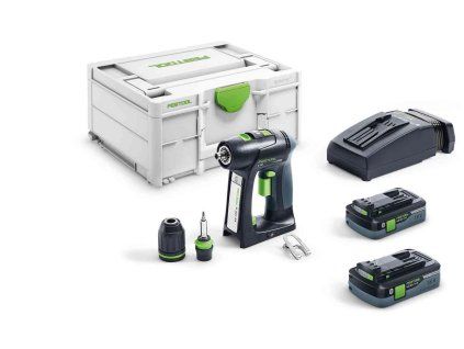 Festool | Akumulátorový vrtací šroubovák C 18 HPC 4,0 I-Plus v systaineru