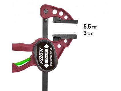 Piher - jednoruční rychlosvěrka -  Micro Quick 10 cm