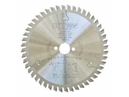 CMT | Kotouč na Corian a plasty ø 160 mm Z48 – přesné formátování