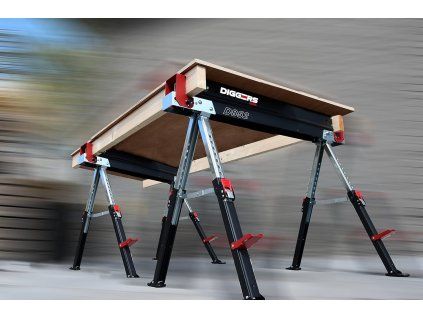DIGGERS | D852 – skládací stavební koza, nosnost 1200 kg (pár)