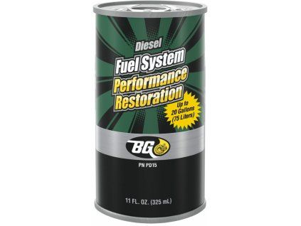 BG | PD15 Diesel Fuel System Performance Restoration 325 ml – silný čistič a dekarbonizace dieselového systému