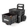ToughBuilt | StackTech® – pojízdný box na nářadí se 2× zásuvkami