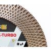 PRO5 | diamantový kotouč na řezání a broušení Ø115 mm – jolly hrany (X-turbo)